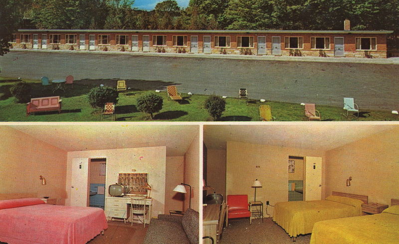 Northland Motel - Vintage Postcard